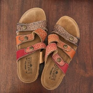 Leather L’Artiste Sandals